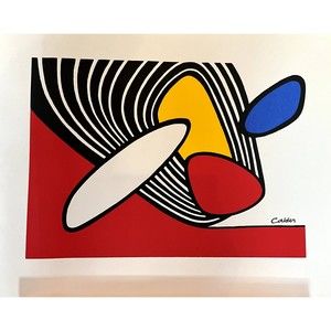 Alexander Calder "Contour Plowing" Print